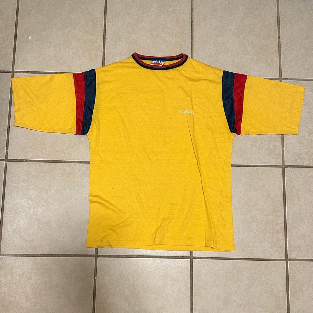 Vintage 1980s Champion Shirt Yellow